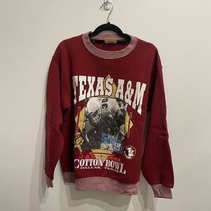 Vintage Team Edition Texas A&M Cotton Bowl 1992 sweatshirt, large